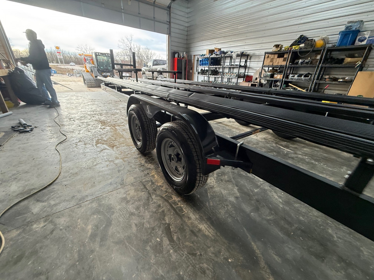 New 2026 Haul-Rite Trailers FS28 Super-HD Tritoon Pontoon Boat