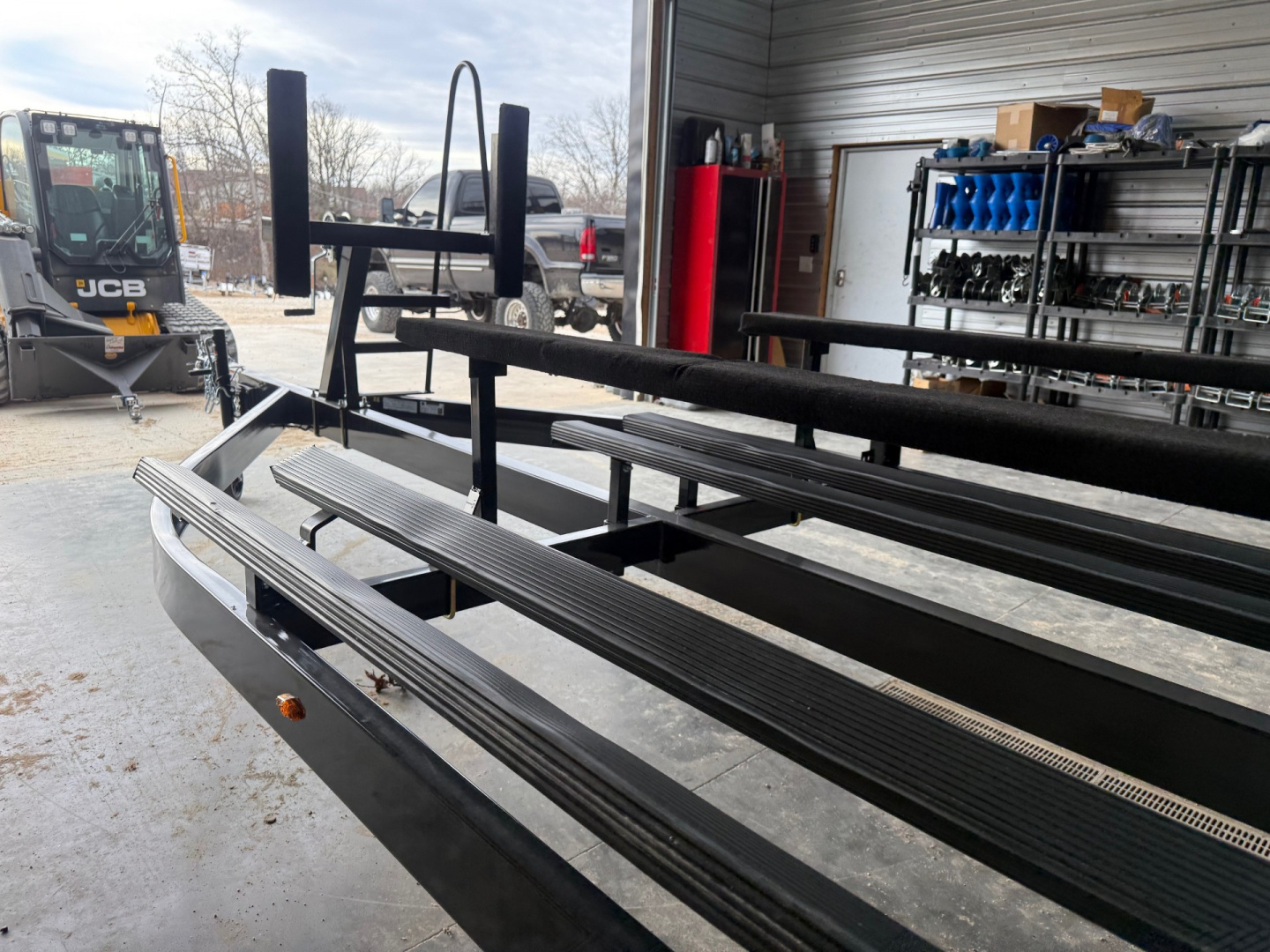 New 2026 Haul-Rite Trailers FS28 Super-HD Tritoon Pontoon Boat