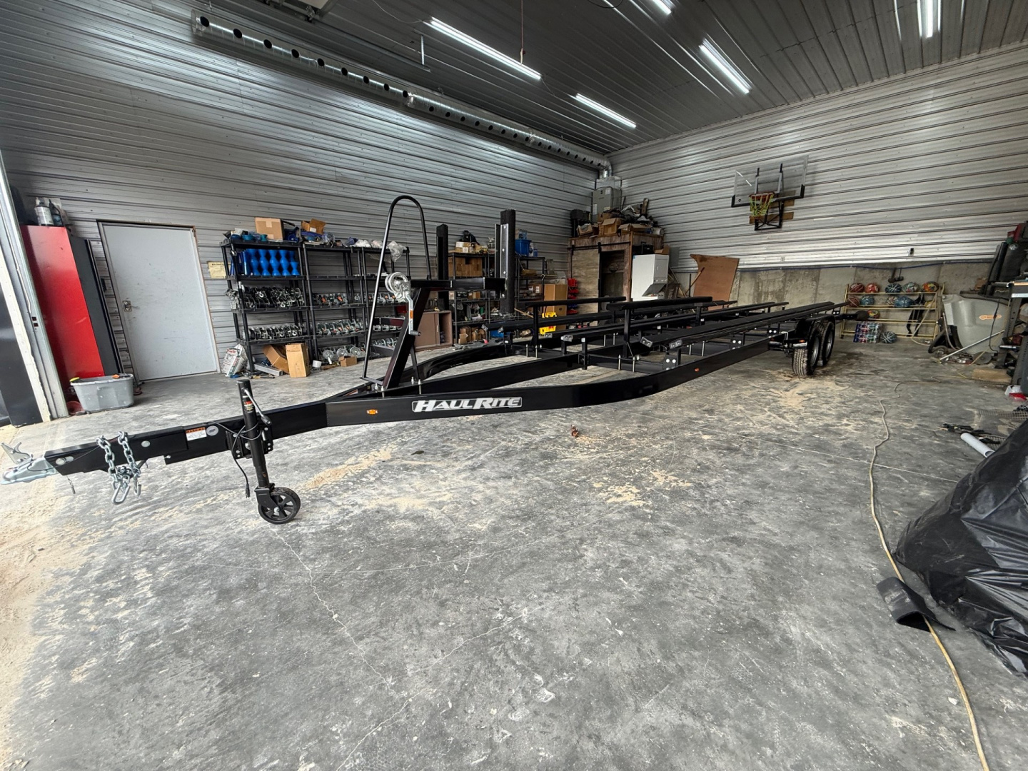 New 2026 Haul-Rite Trailers FS28 Super-HD Tritoon Pontoon Boat