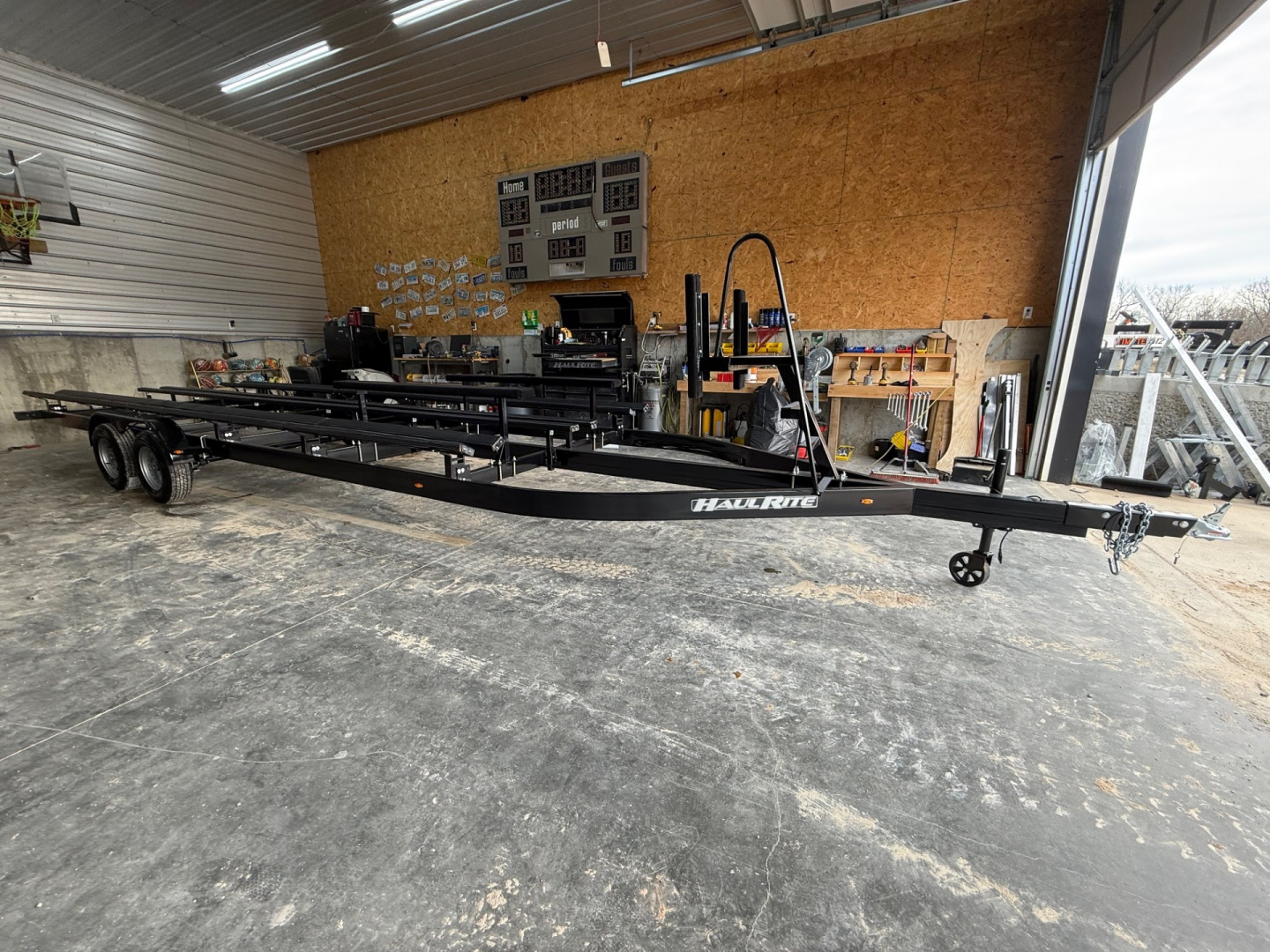 New 2026 Haul-Rite Trailers FS28 Super-HD Tritoon Pontoon Boat