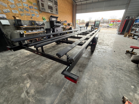 New 2026 Haul-Rite Trailers FS28 Super-HD Tritoon Pontoon Boat