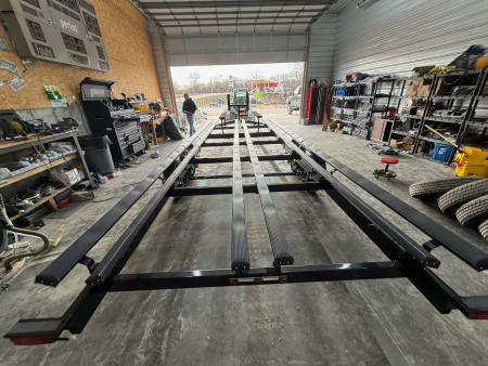 New 2026 Haul-Rite Trailers FS28 Super-HD Tritoon Pontoon Boat