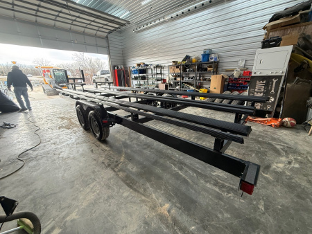 New 2026 Haul-Rite Trailers FS28 Super-HD Tritoon Pontoon Boat