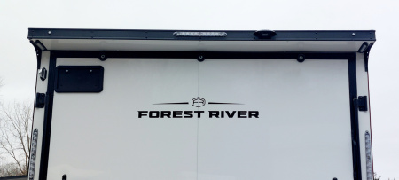 New 8 X 22 SNOWMOBILE/CAR HAULER ENCLOSED ALL ALUMINUM W/ FRONT DROP DOWN RAMP 2026 LIGHTNING