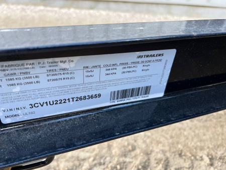 New 2026 PJ Trailers 18' Utility UL Utility Trailer