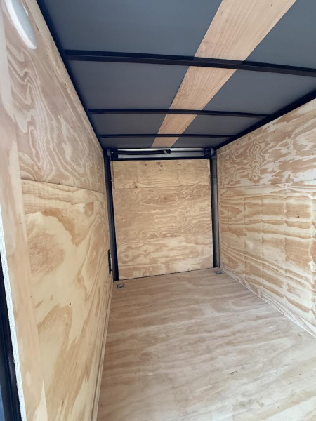 New 6x12 Red Enclosed Cargo Trailer | Rock Solid Cargo