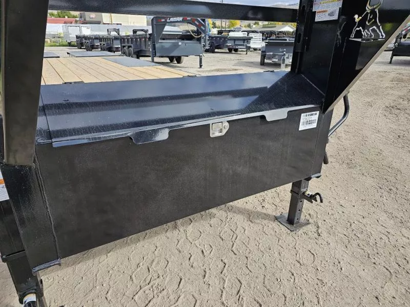 New 2026 Iron Bull 25' 14k Gooseneck Deckover Equipment Trailer