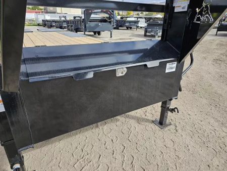 New 2026 Iron Bull 25' 14k Gooseneck Deckover Equipment Trailer