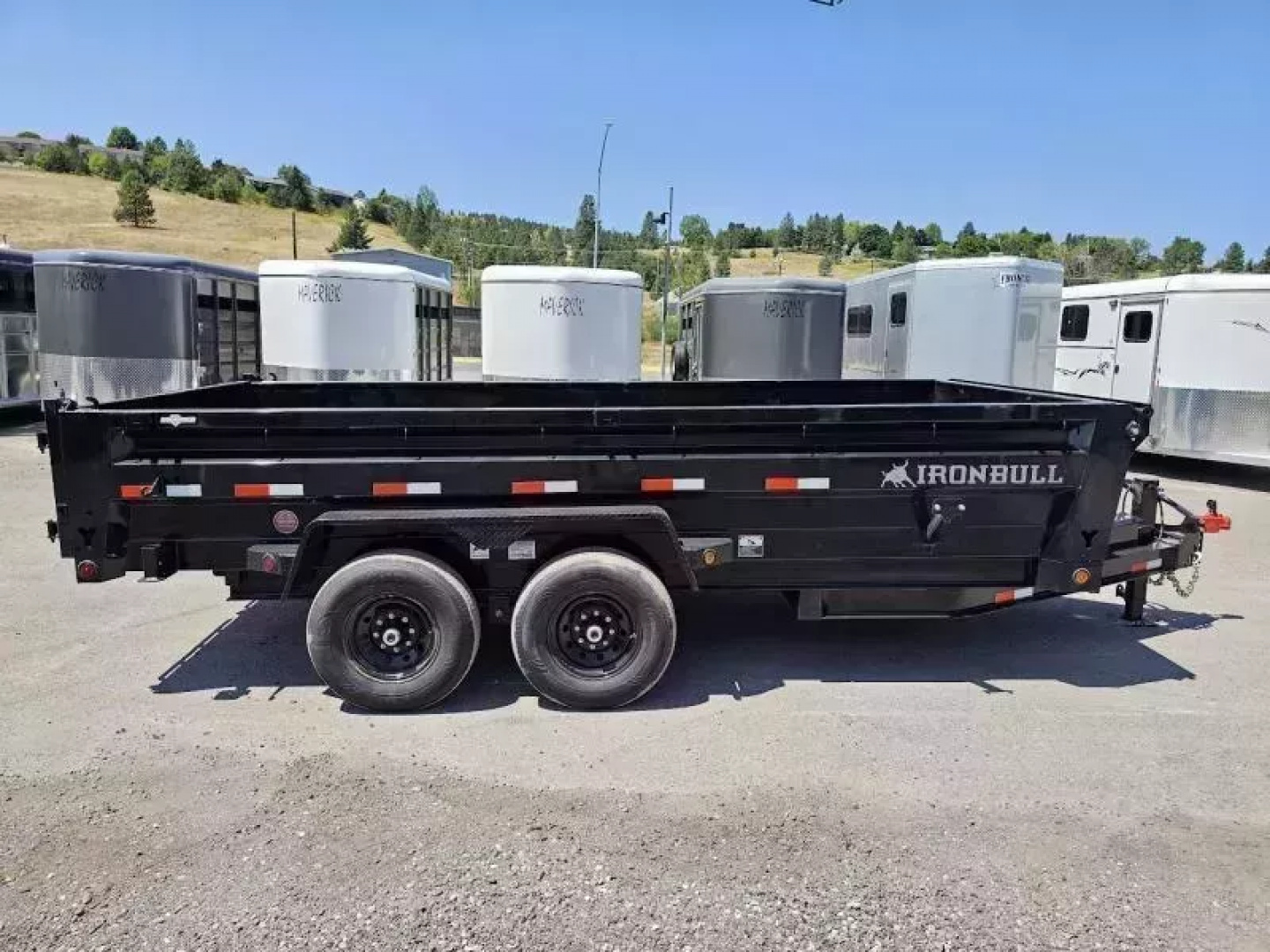 New 2026 Iron Bull 7x16 15k Dump Trailer