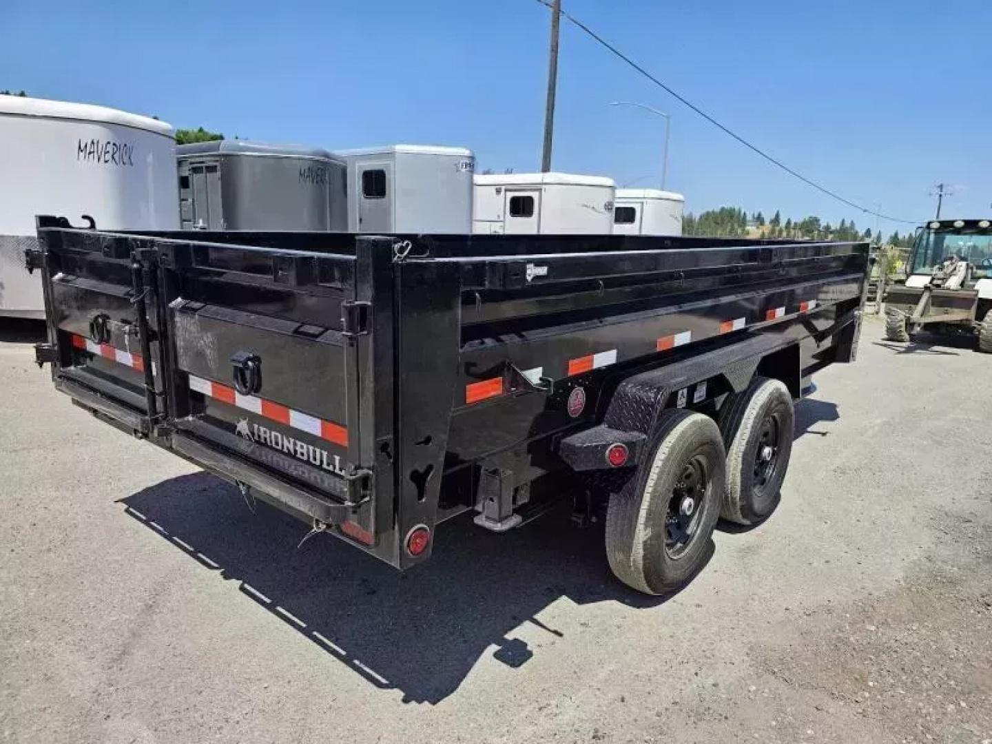 New 2026 Iron Bull 7x16 15k Dump Trailer