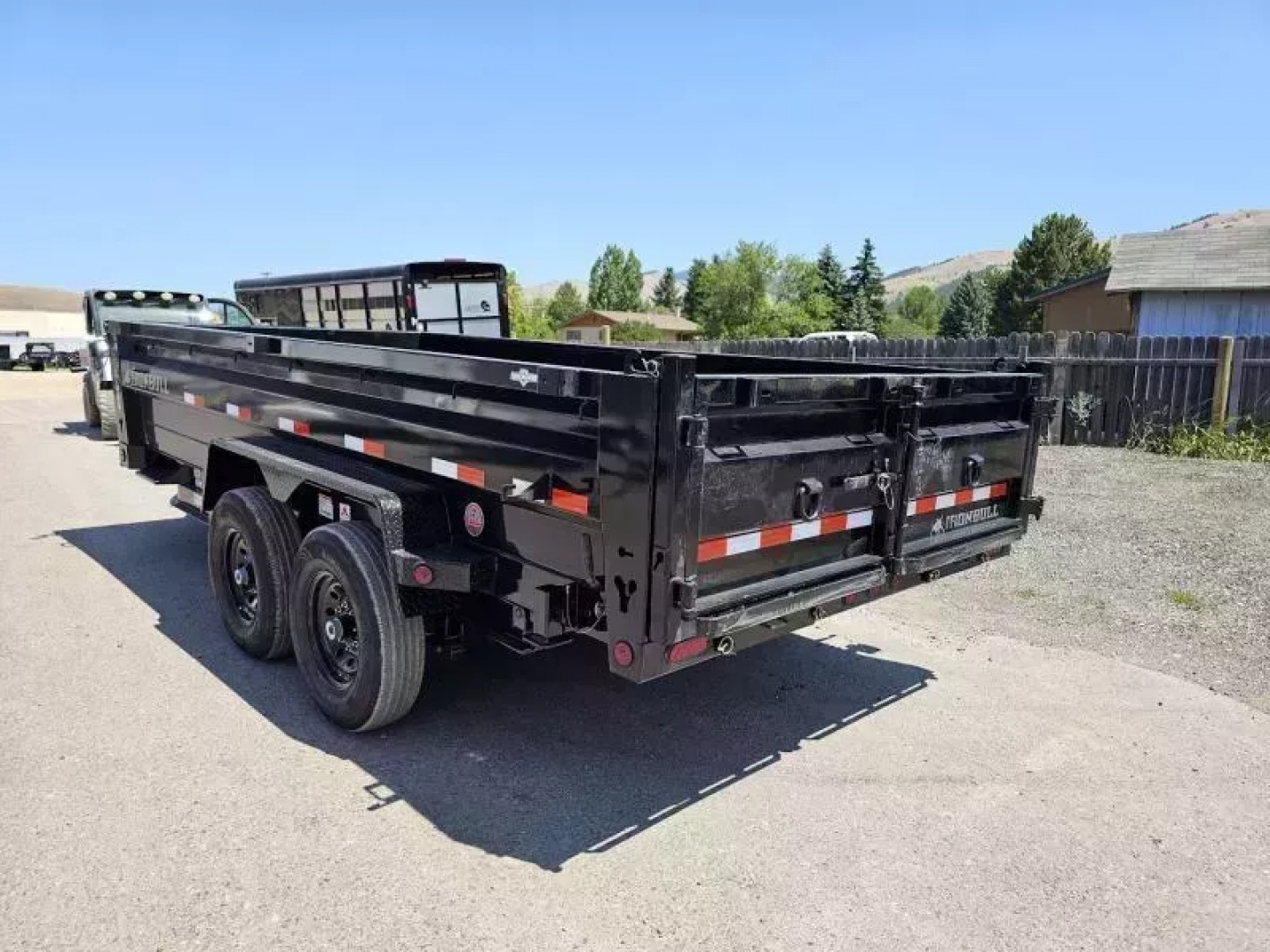 New 2026 Iron Bull 7x16 15k Dump Trailer