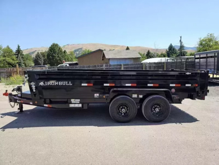 New 2026 Iron Bull 7x16 15k Dump Trailer