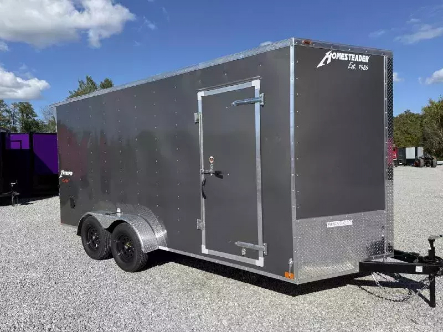 New 2026 Homesteader Trailers 7X16 IT OHV (SPOILER) Cargo / Enclosed Trailer