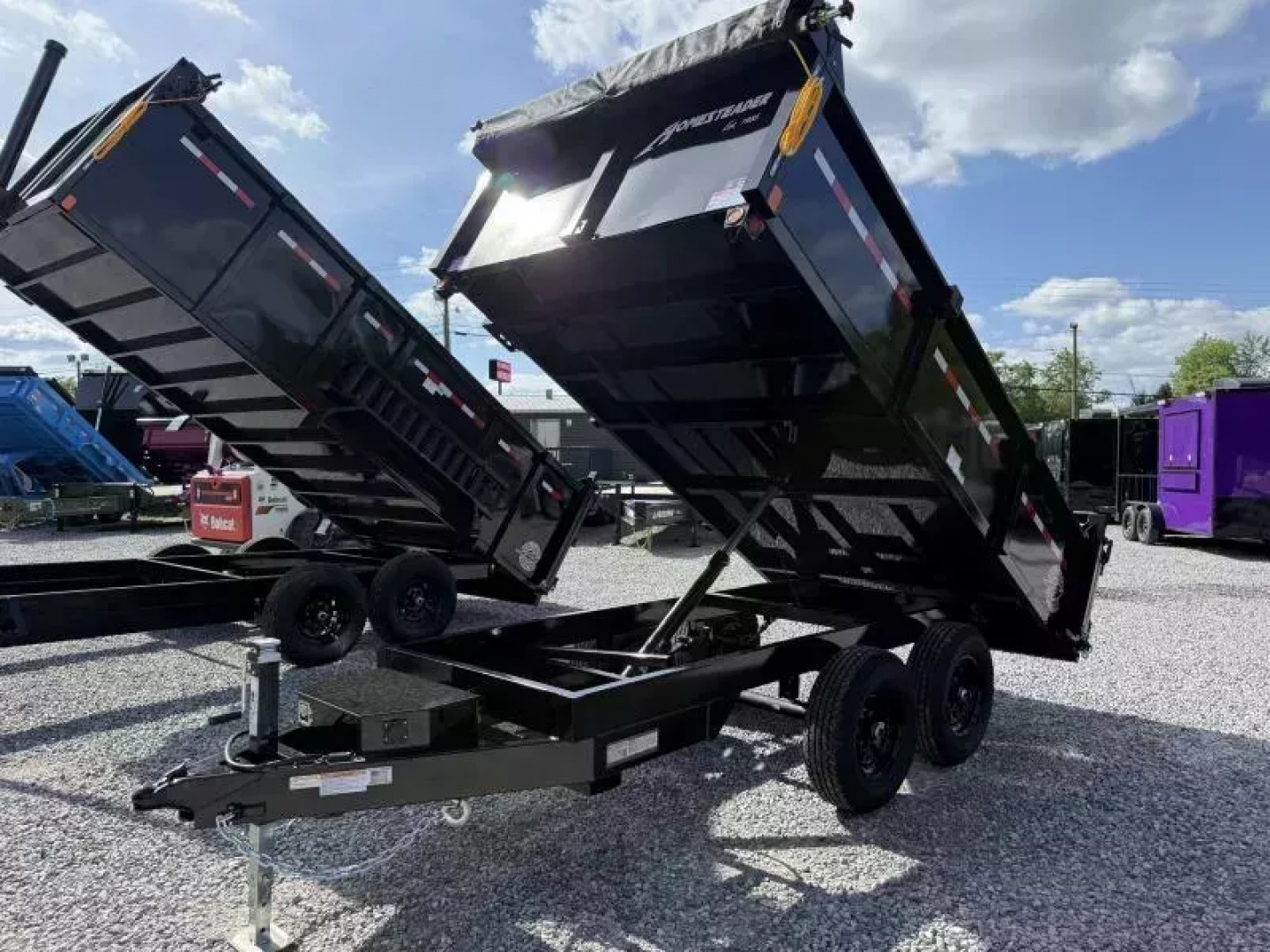 New 2026 Homesteader Trailers 6X12 MB Dump Trailer