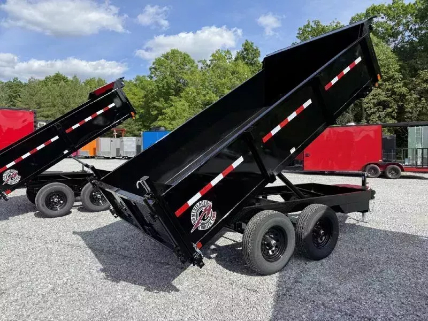 New 2026 Homesteader Trailers 6X12 MB Dump Trailer