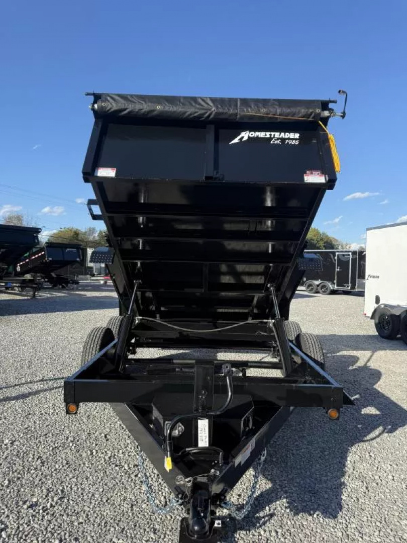 New 2026 Homesteader Trailers 7X12 HX 14K GVWR Dump Trailer