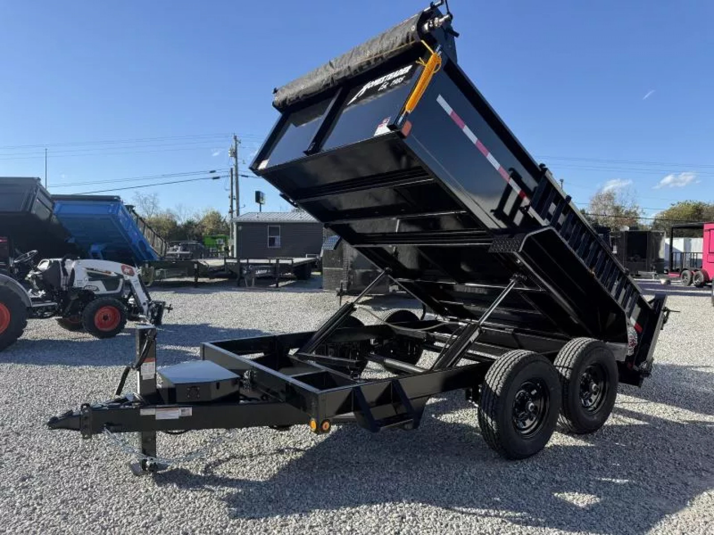 New 2026 Homesteader Trailers 7X12 HX 14K GVWR Dump Trailer