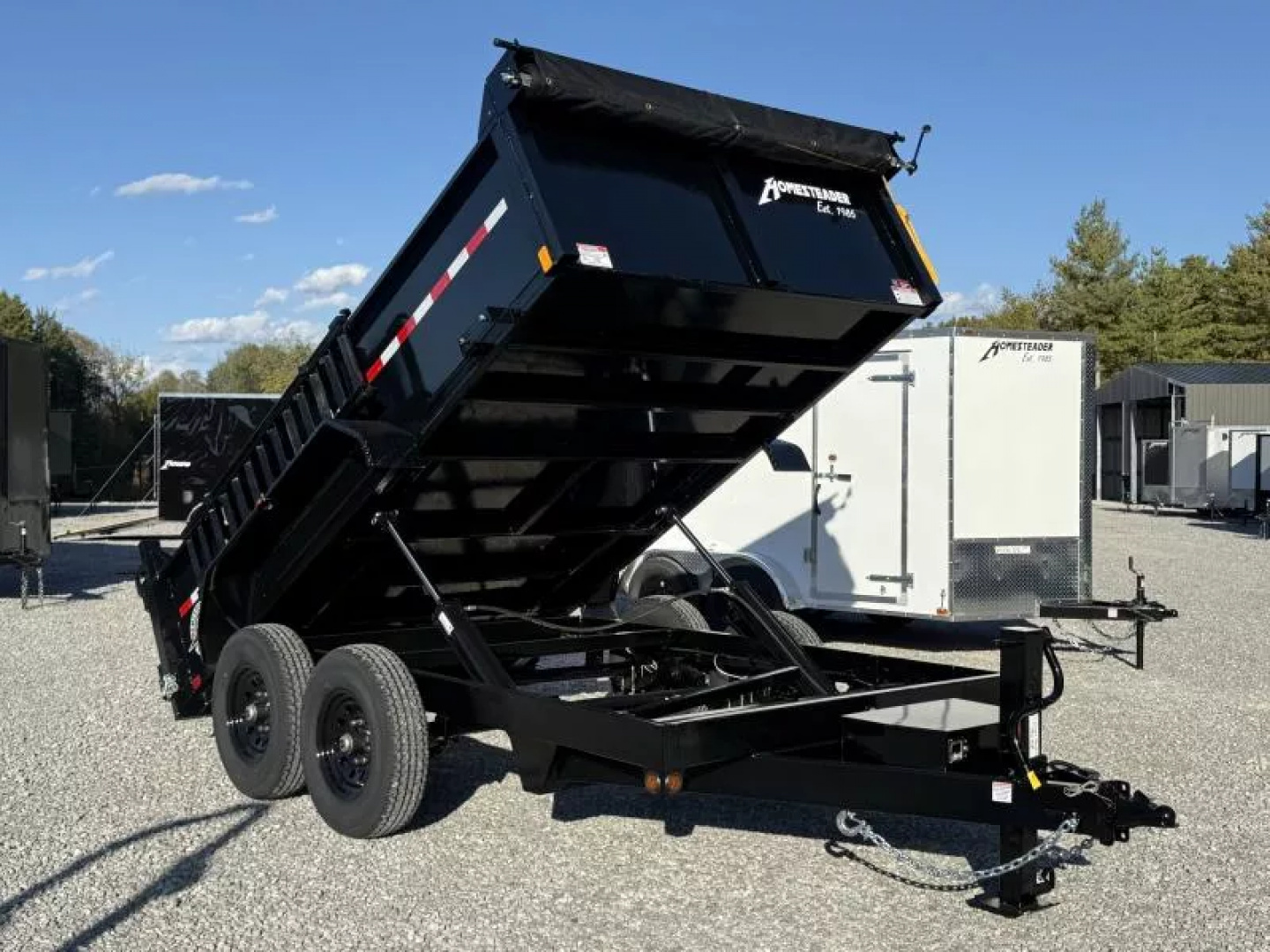 New 2026 Homesteader Trailers 7X12 HX 14K GVWR Dump Trailer