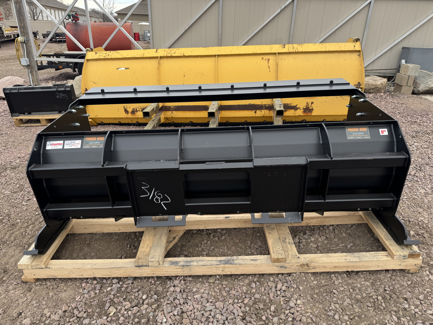 New 2026 Jenkins Iron and Steel 8' Snow Pusher Snow Accessories