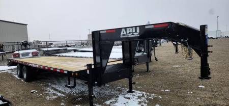 New 2026 ABU 30' TANDEM DUALLY , 12K DUALS Flatbed Trailer