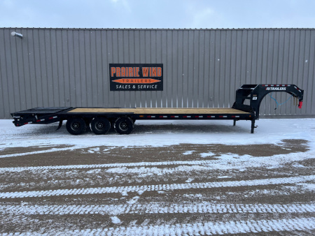 New 2026 PJ Trailers 30' Gooseneck LS Triple Axle Flatbed Trailer