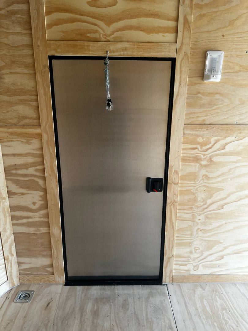 New 2026 Luxe 7x16 Enclosed Trailer- 3500LB Tandem Axle -Charcoal Poly-Blackout