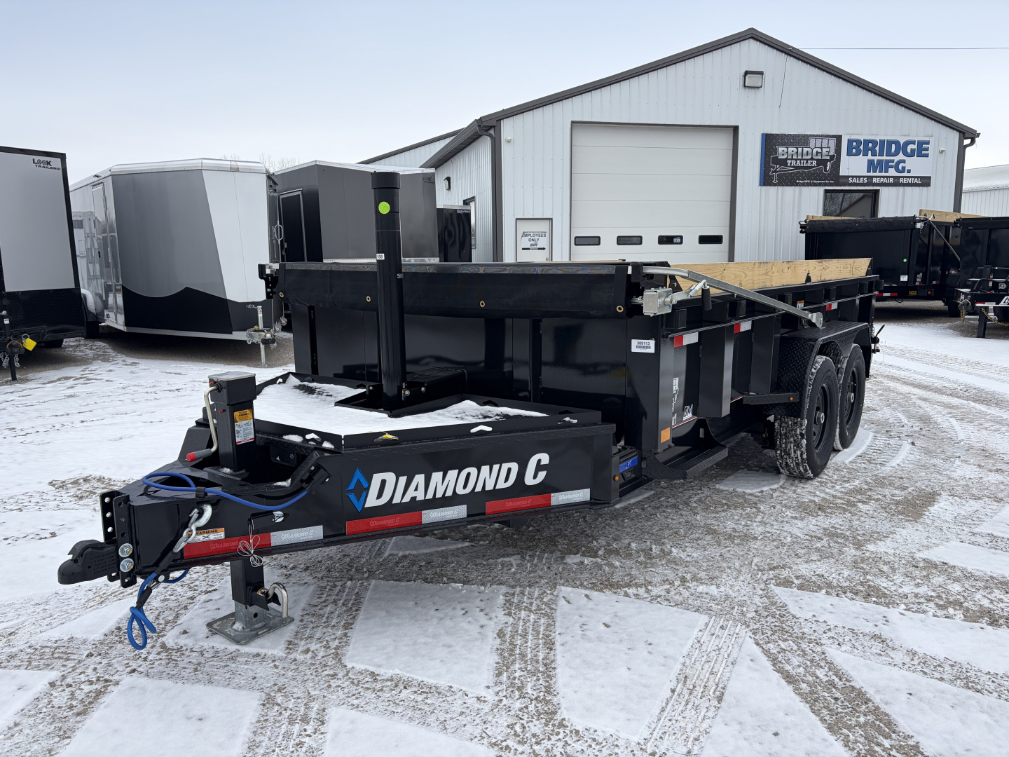 New 2026 Diamond C Trailers LPT207L14X82 (82" X 14') 15.5K Telescopic Dump Trailer