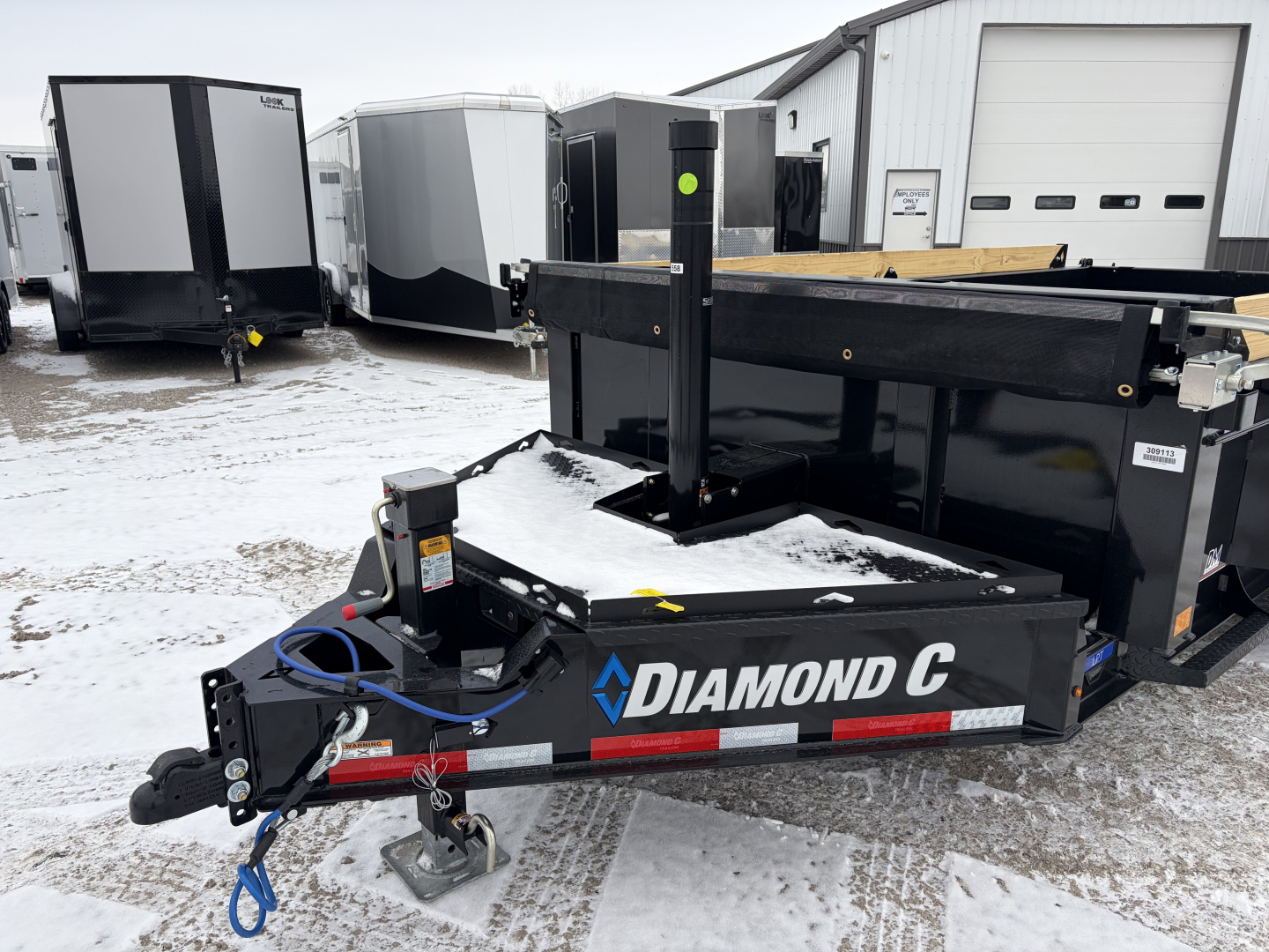 New 2026 Diamond C Trailers LPT207L14X82 (82" X 14') 15.5K Telescopic Dump Trailer