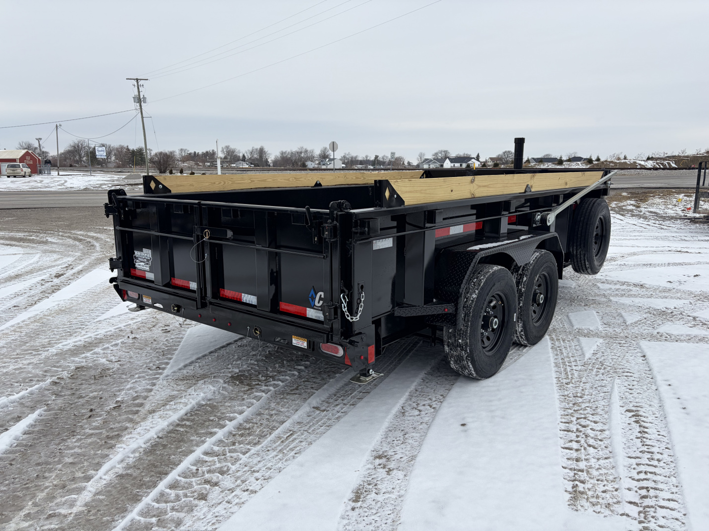 New 2026 Diamond C Trailers LPT207L14X82 (82" X 14') 15.5K Telescopic Dump Trailer