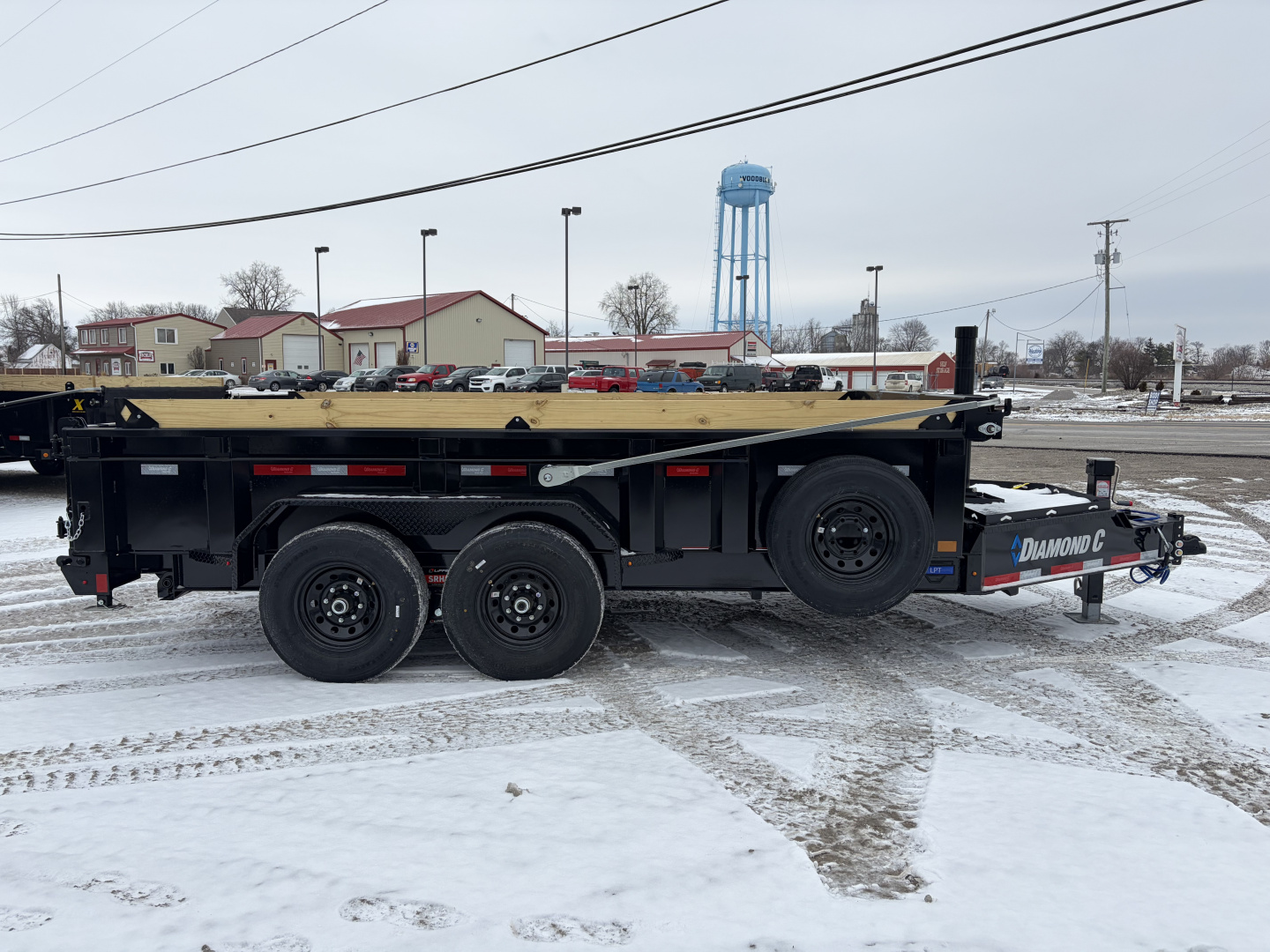 New 2026 Diamond C Trailers LPT207L14X82 (82" X 14') 15.5K Telescopic Dump Trailer