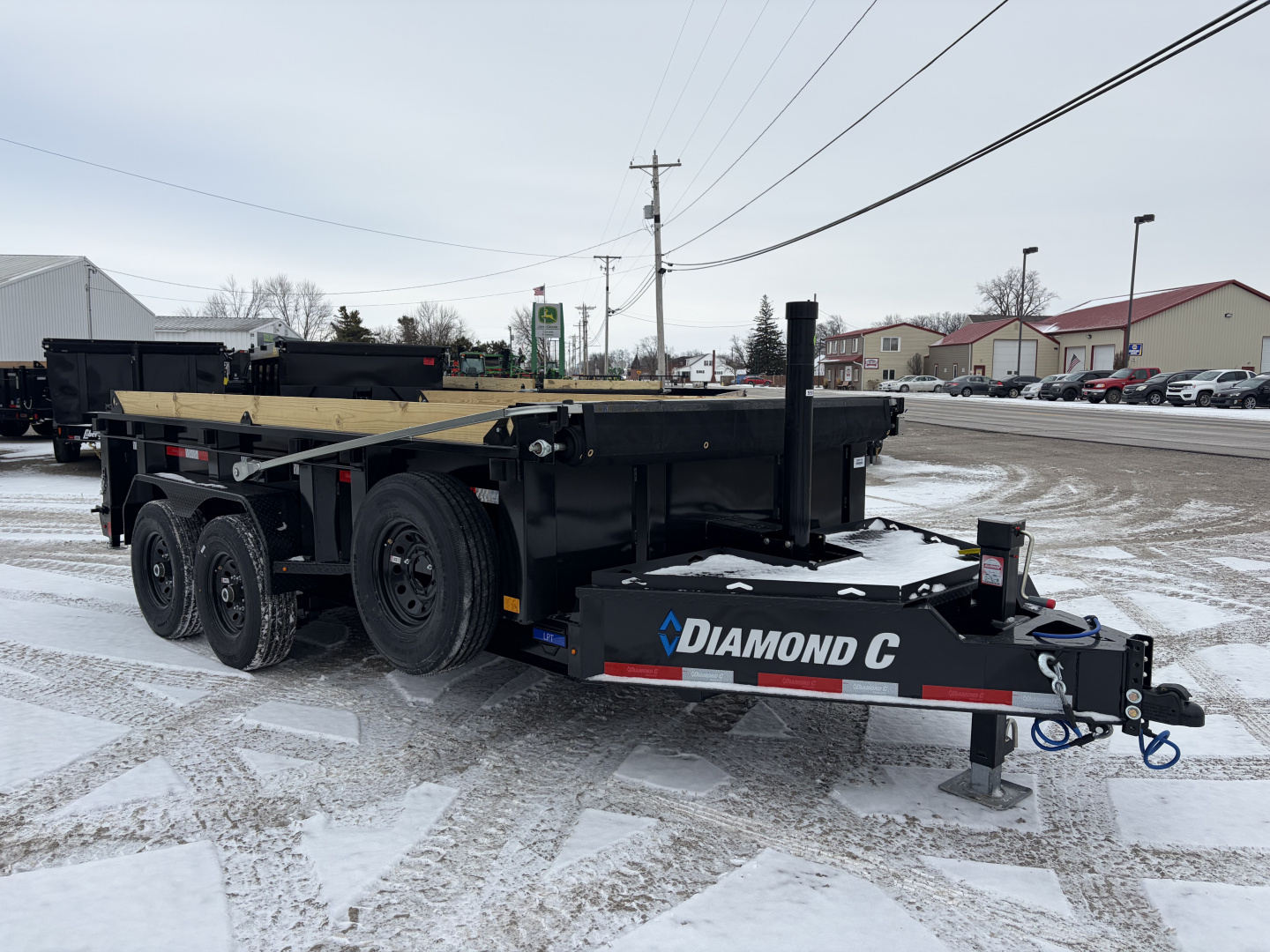 New 2026 Diamond C Trailers LPT207L14X82 (82" X 14') 15.5K Telescopic Dump Trailer