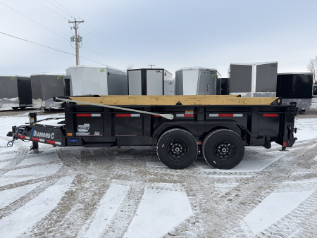 New 2026 Diamond C Trailers LPT207L14X82 (82" X 14') 15.5K Telescopic Dump Trailer