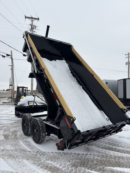New 2026 Diamond C Trailers LPT207L14X82 (82" X 14') 15.5K Telescopic Dump Trailer