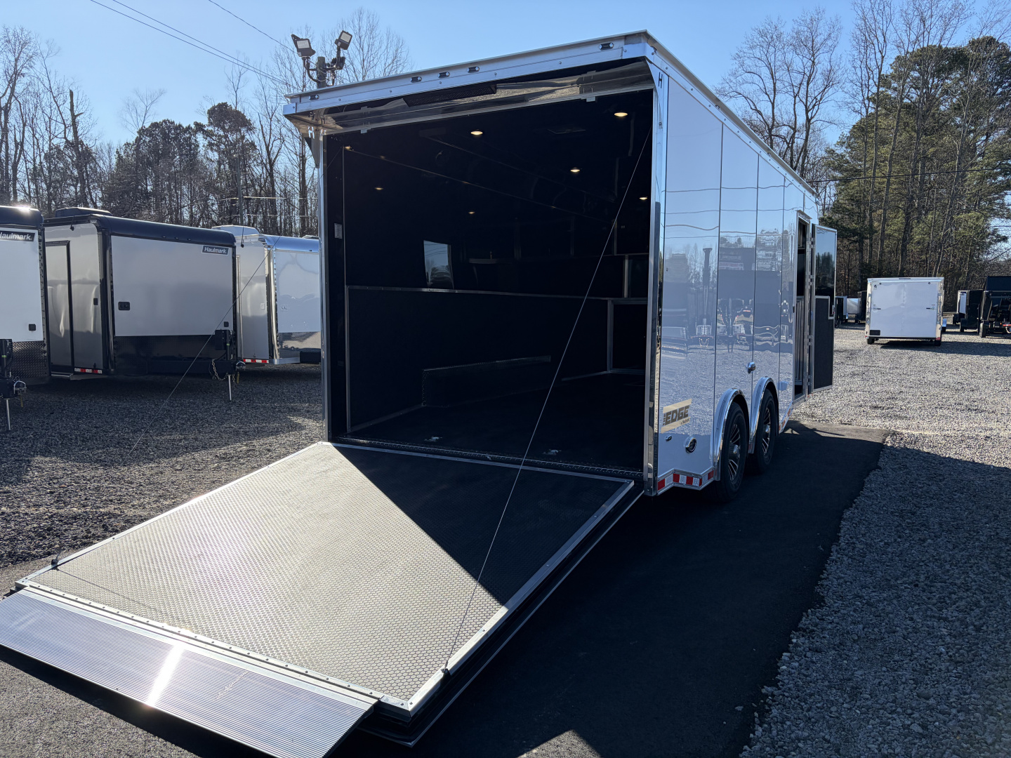 New 2026 Haulmark 20 EDGE Enclosed Race Trailer, Sportsman Package, Polycor Interior & Exterior, Insulated, Race Interior