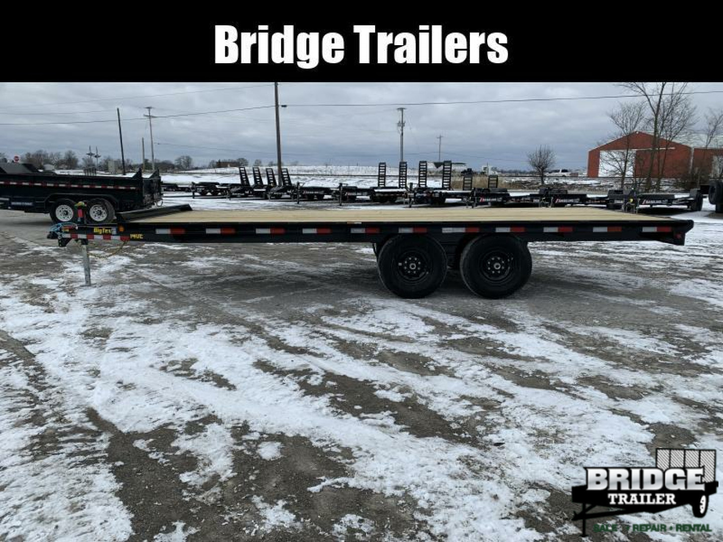 New 2026 Big Tex Trailers 14OE-20STA-S8BK (20' X 102") 14K Deckover Trailer