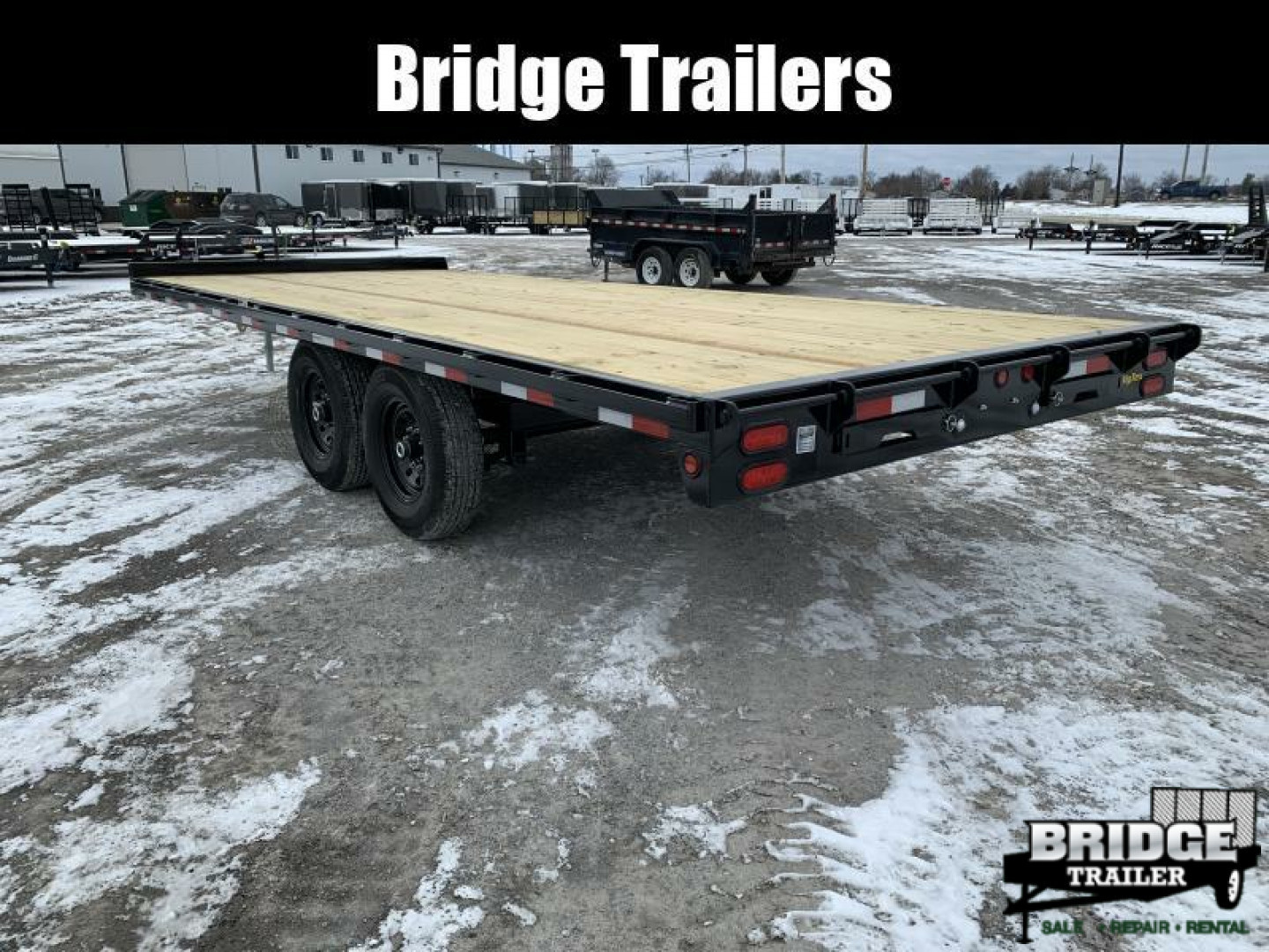 New 2026 Big Tex Trailers 14OE-20STA-S8BK (20' X 102") 14K Deckover Trailer