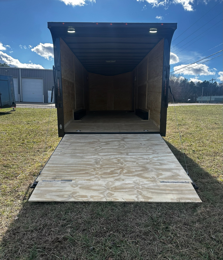 New 2026 Luxe 8.5x24 Car Hauler-5200LB Torsion Axle-Enclosed Car Hauler