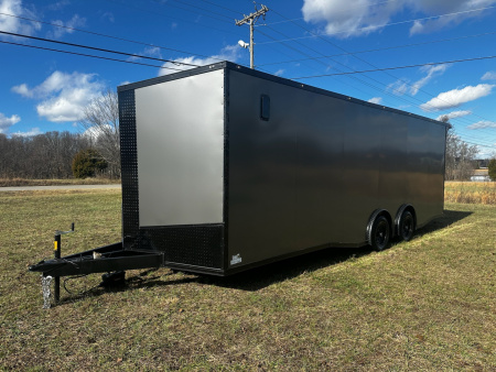 New 2026 Luxe 8.5x24 Car Hauler-5200LB Torsion Axle-Enclosed Car Hauler