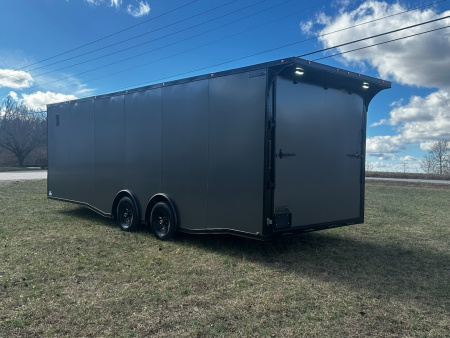 New 2026 Luxe 8.5x24 Car Hauler-5200LB Torsion Axle-Enclosed Car Hauler