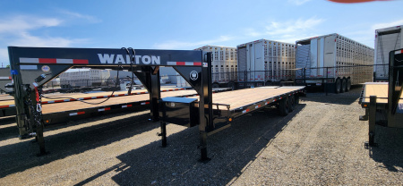 New 2026 Walton Trailer 26' GN FLATBED Flatbed Trailer
