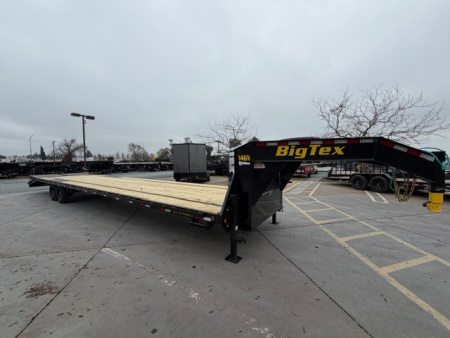 New 2026 Big Tex Trailers 14GN-40D5A-MRBK Flatbed Trailer