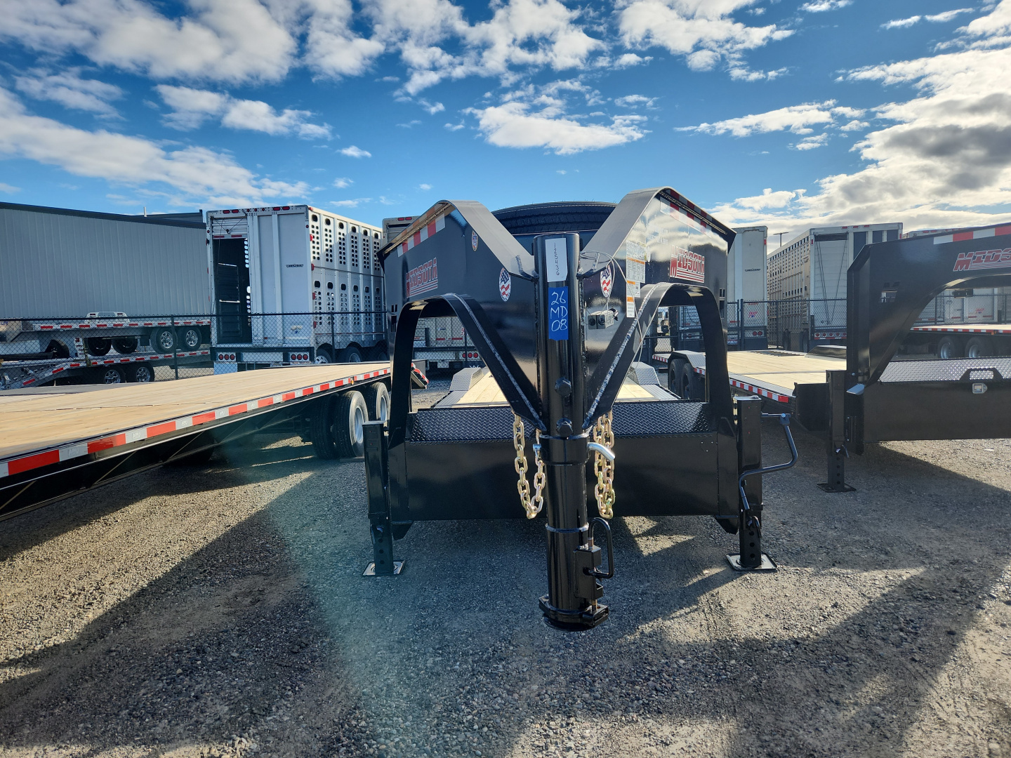 New 2026 Midsota TBWB-24 GOOSENECK Equipment Trailer