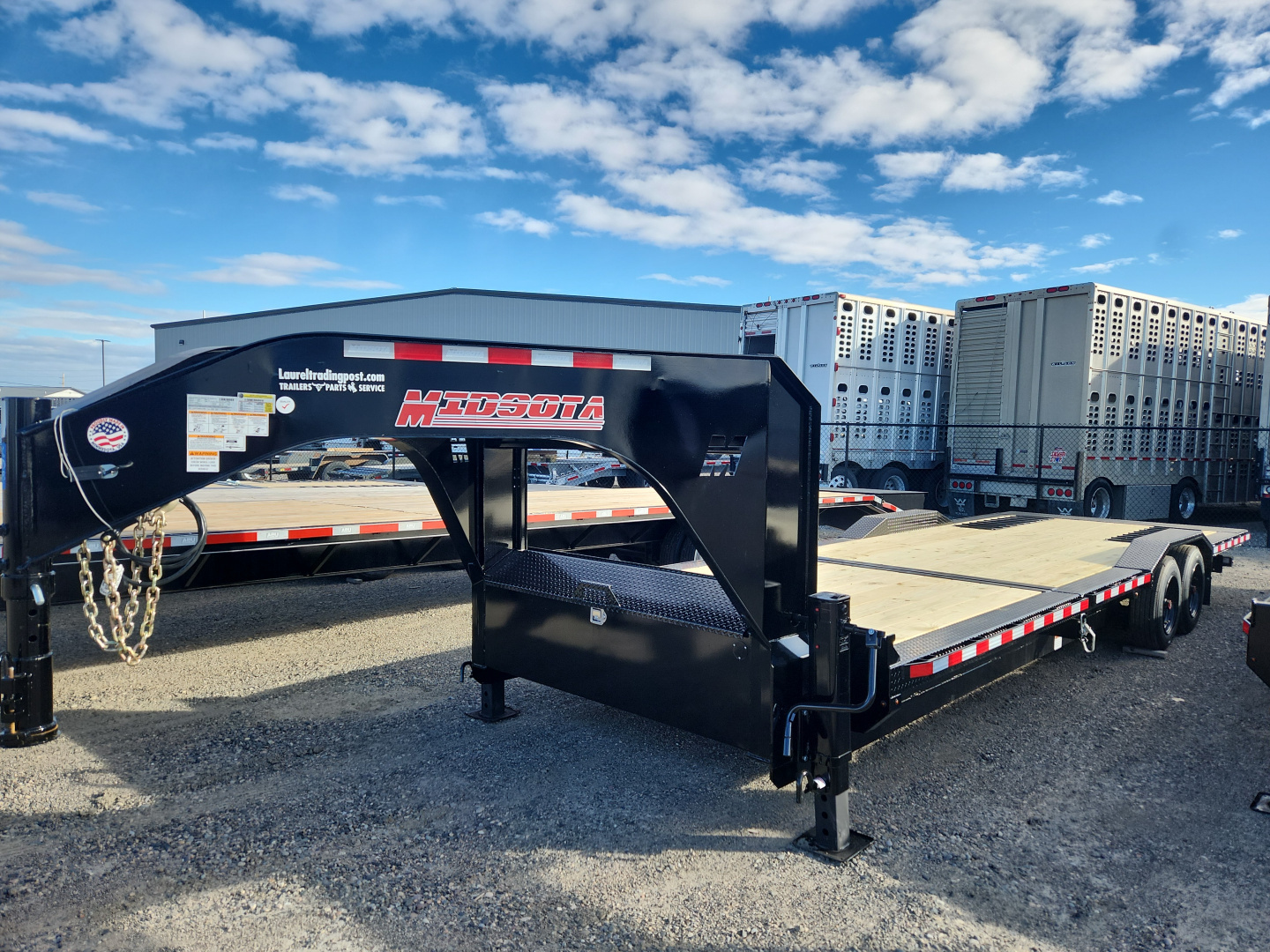 New 2026 Midsota TBWB-24 GOOSENECK Equipment Trailer