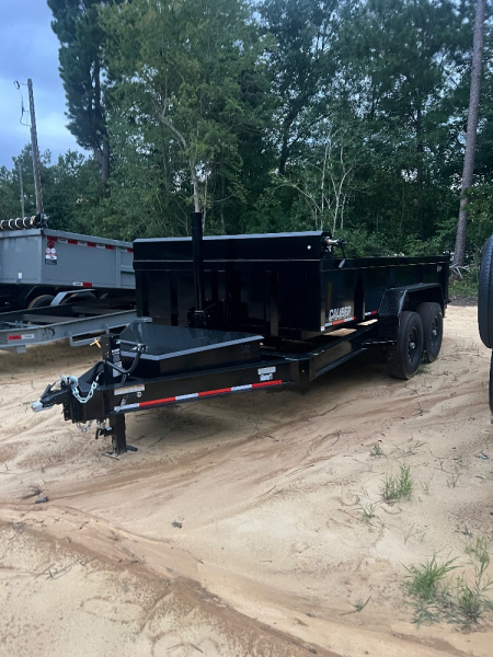 New 2025 Caliber Trailer Mfg 7x14 TA Dump Trailer