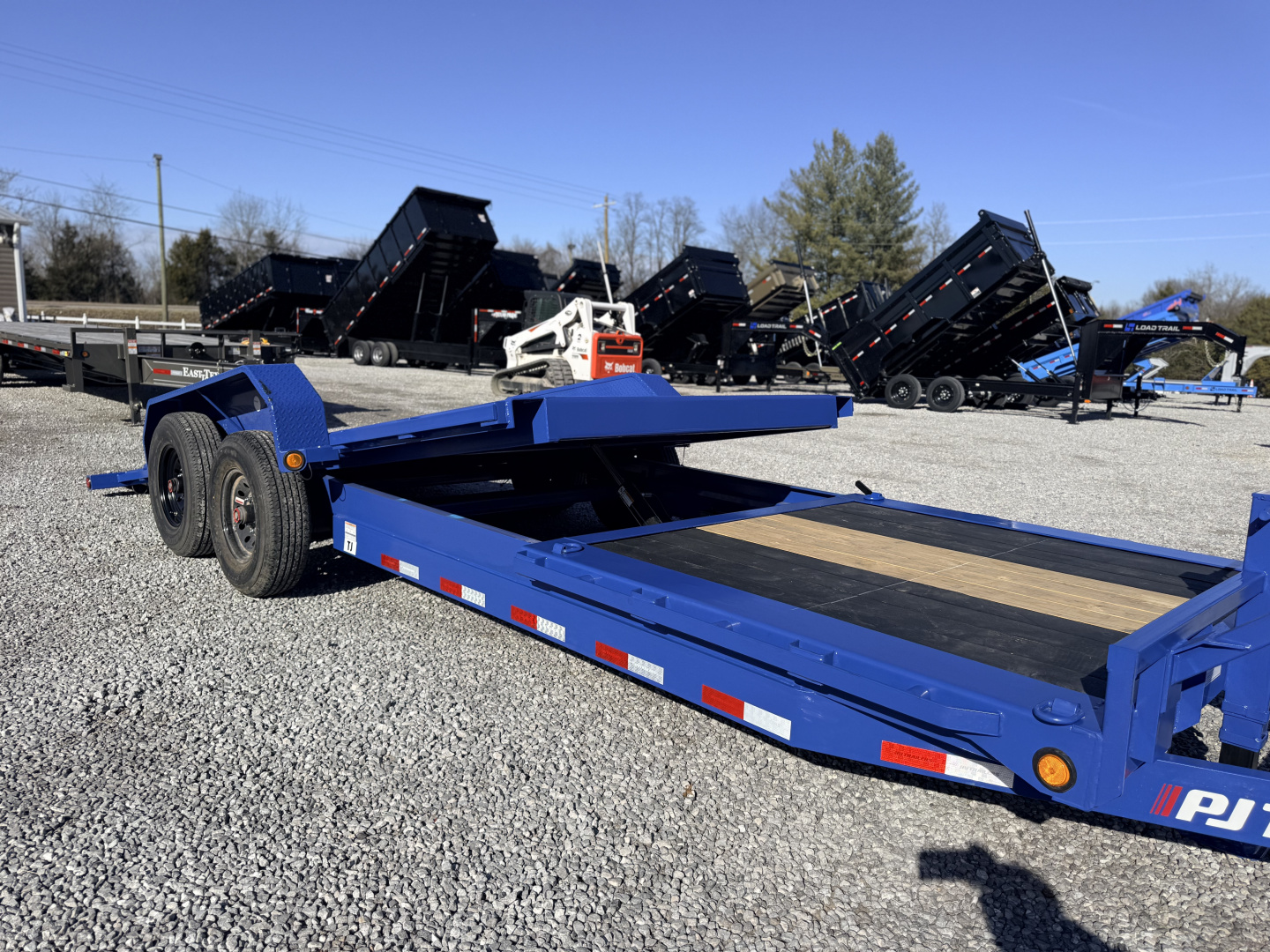 New 2026 PJ Trailers 7X22 GRAVITY TILT 16K GVWR Equipment Trailer