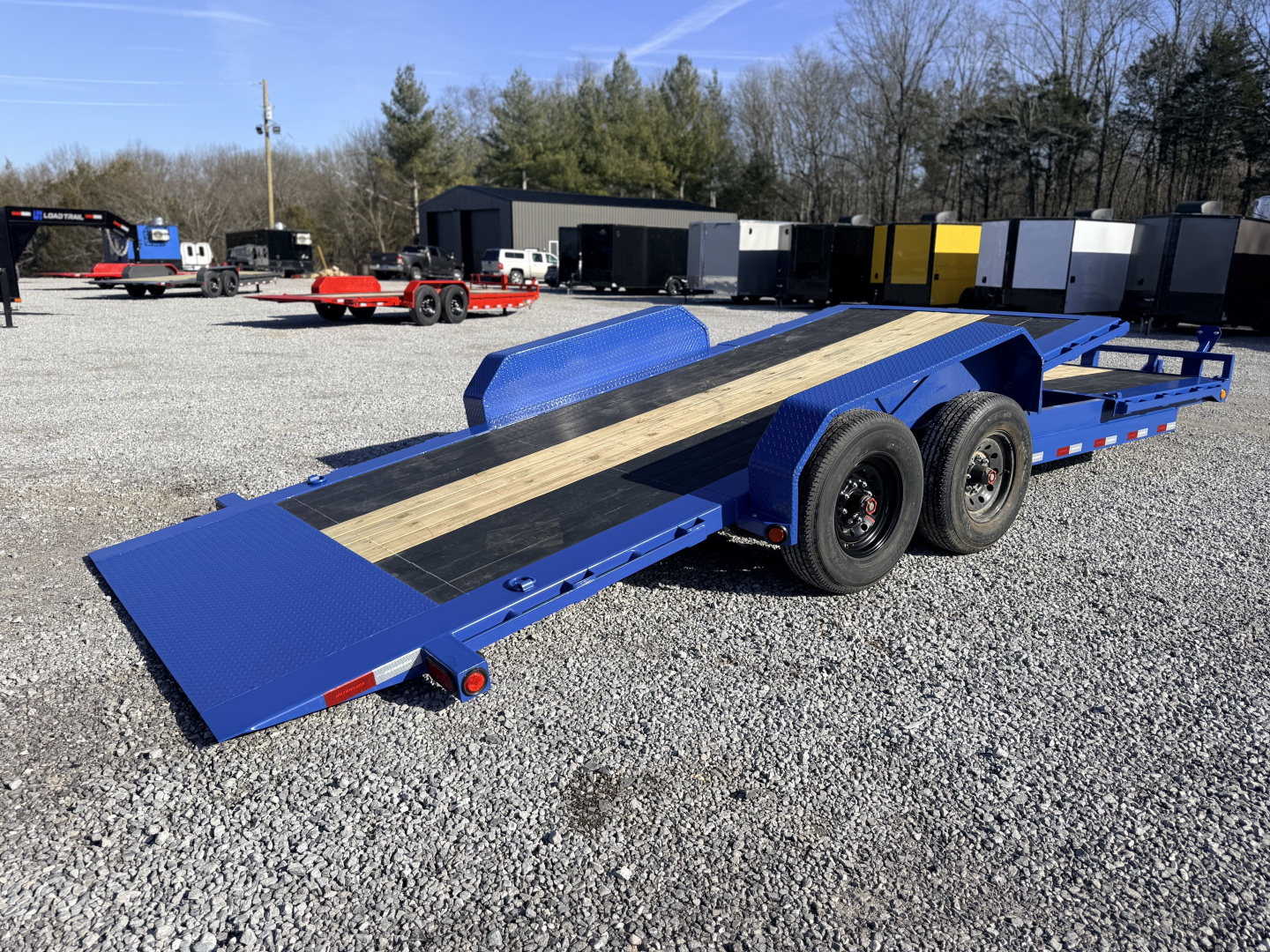 New 2026 PJ Trailers 7X22 GRAVITY TILT 16K GVWR Equipment Trailer