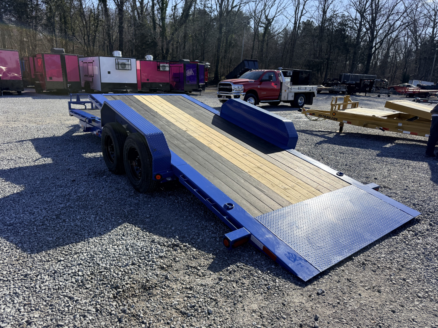 New 2026 PJ Trailers 7X22 GRAVITY TILT 16K GVWR Equipment Trailer