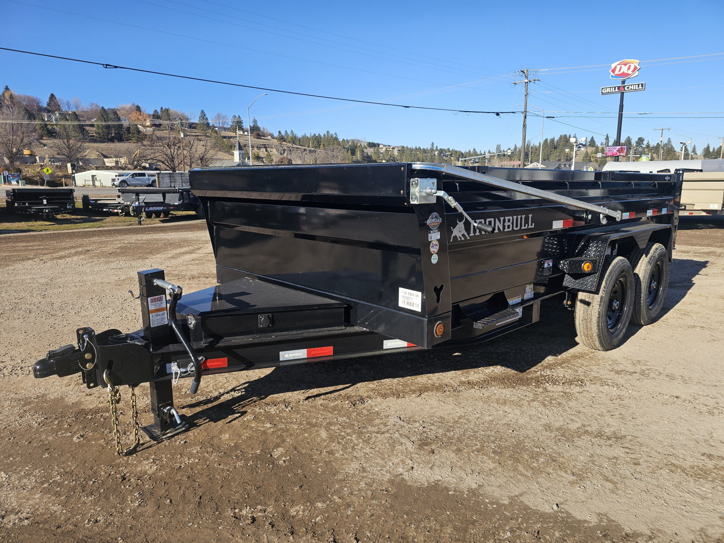 New 2026 Iron Bull 7x14 15k Dump Trailer w/Pro Tarp
