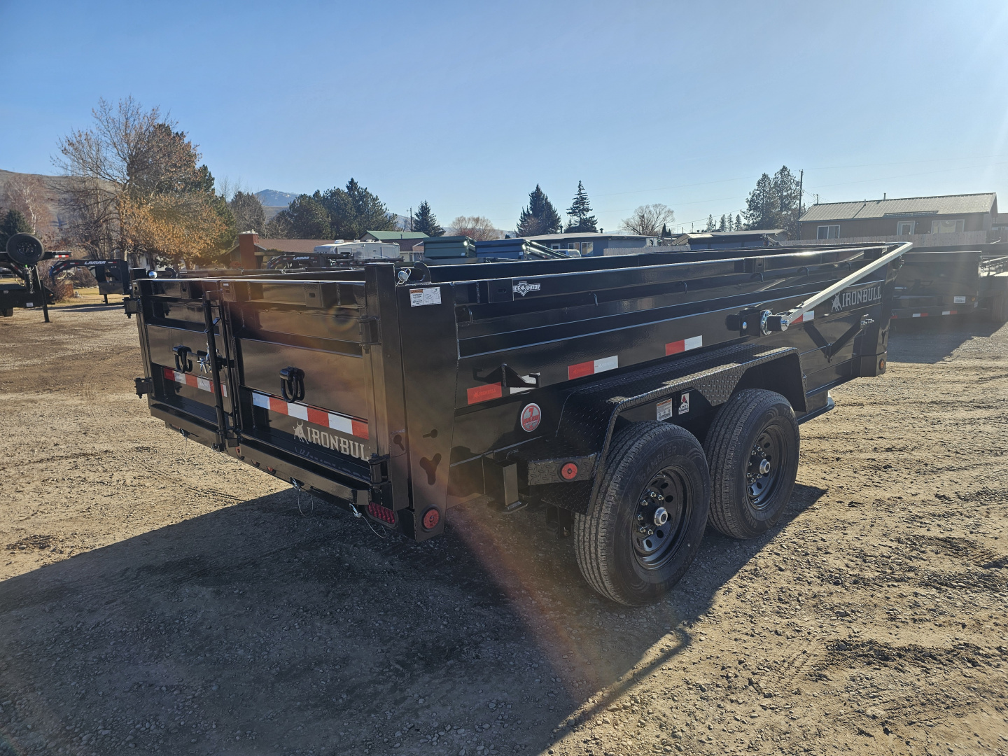 New 2026 Iron Bull 7x14 15k Dump Trailer w/Pro Tarp