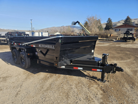 New 2026 Iron Bull 7x14 15k Dump Trailer w/Pro Tarp
